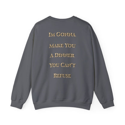 The Grillfather – Charcoal Crewneck Sweatshirt