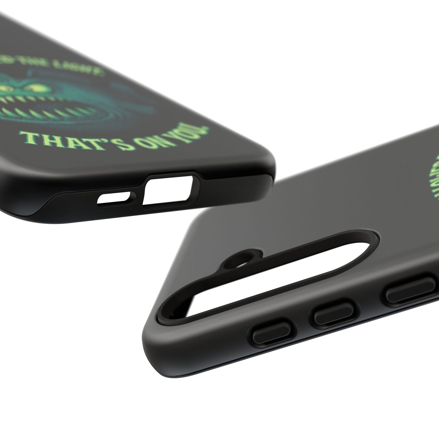 Anglerfish Phone Case – “You Followed The Light, That’s On You” Glow Horror Protective Case