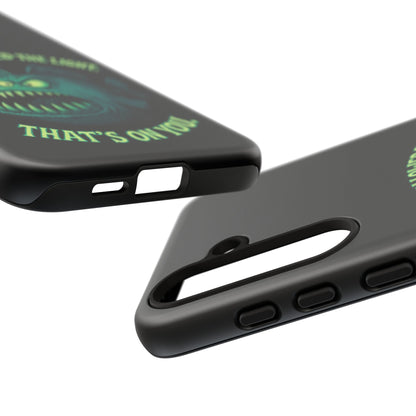 Anglerfish Phone Case – “You Followed The Light, That’s On You” Glow Horror Protective Case
