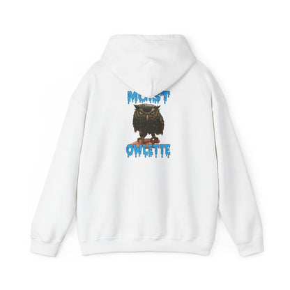 Owl Graphic Hoodie – “Must Owelette” Retro Drip Design