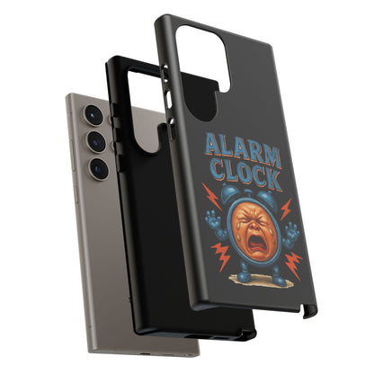 Phone Case — "Alarm Clock" Retro Screaming Clock Protective Cover