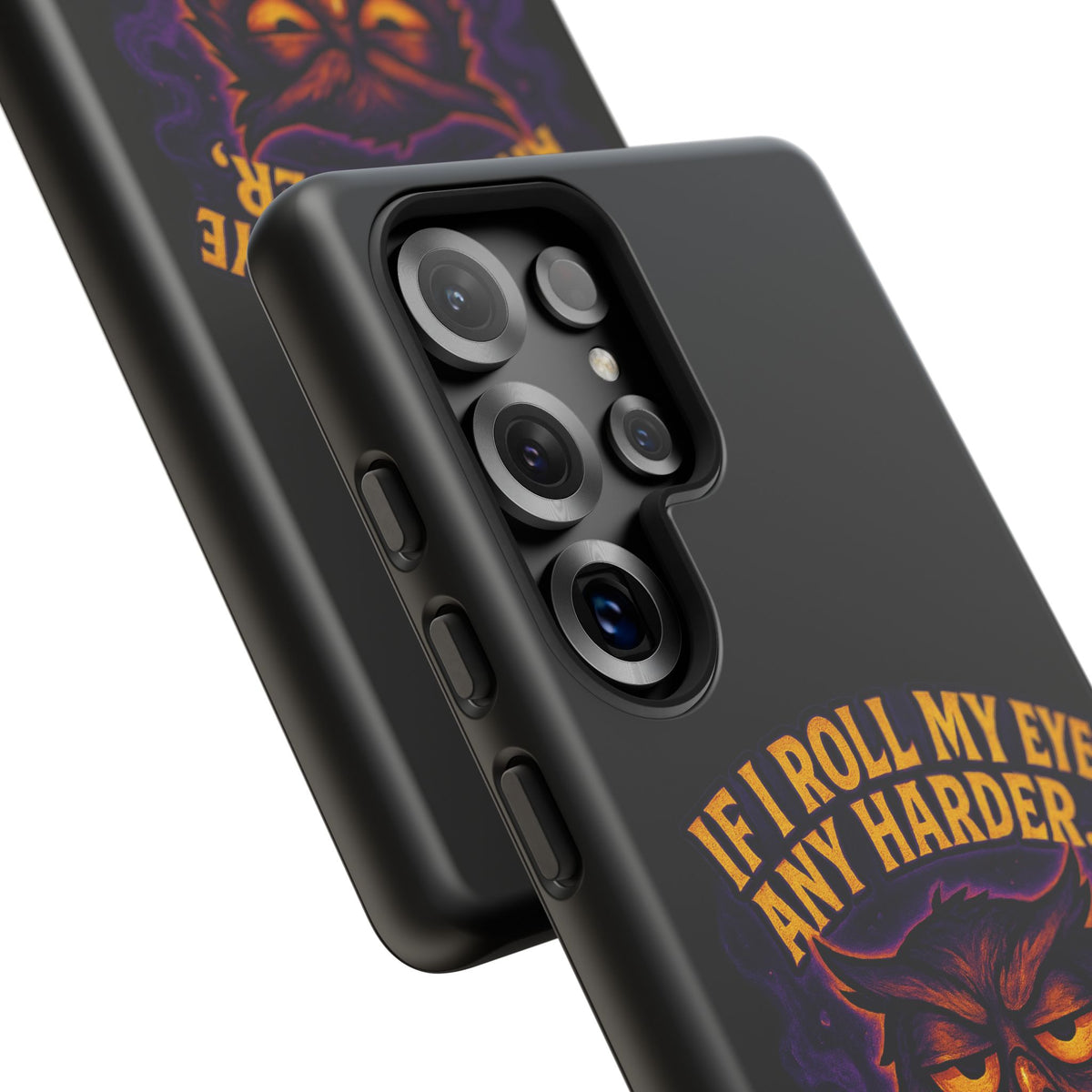 Phone Case — 'If I Roll My Eye Any Harder I'll Take Flight' Owl Graphic