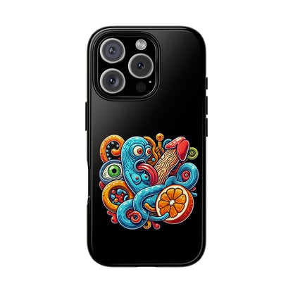 Octopus Surf Phone Case — Colorful Nautical Art Protective Phone Cover