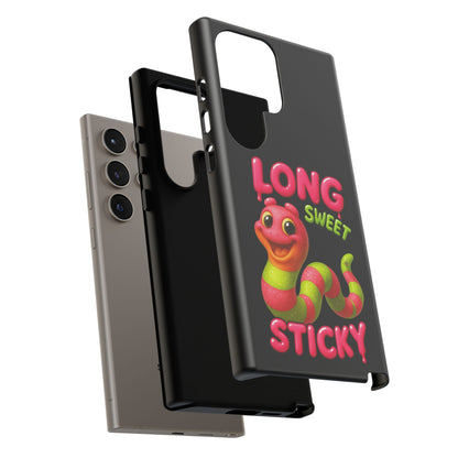Phone Case — "Long Sweet Sticky" Cute Candy Snake Protective Case