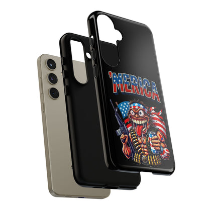 'MERICA Patriotic Phone Case — American Flag Madman Design