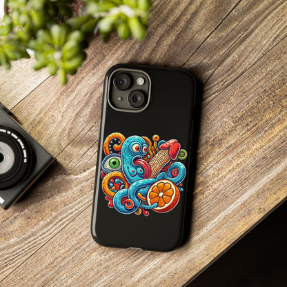 Octopus Surf Phone Case — Colorful Nautical Art Protective Phone Cover
