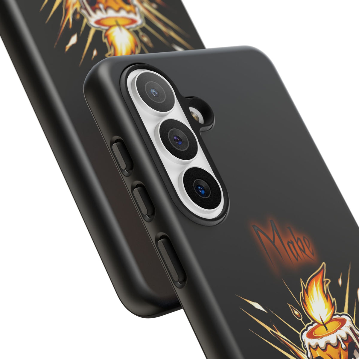 Tough Phone Case — "Make My Fire" Angry Candle Protective Cover