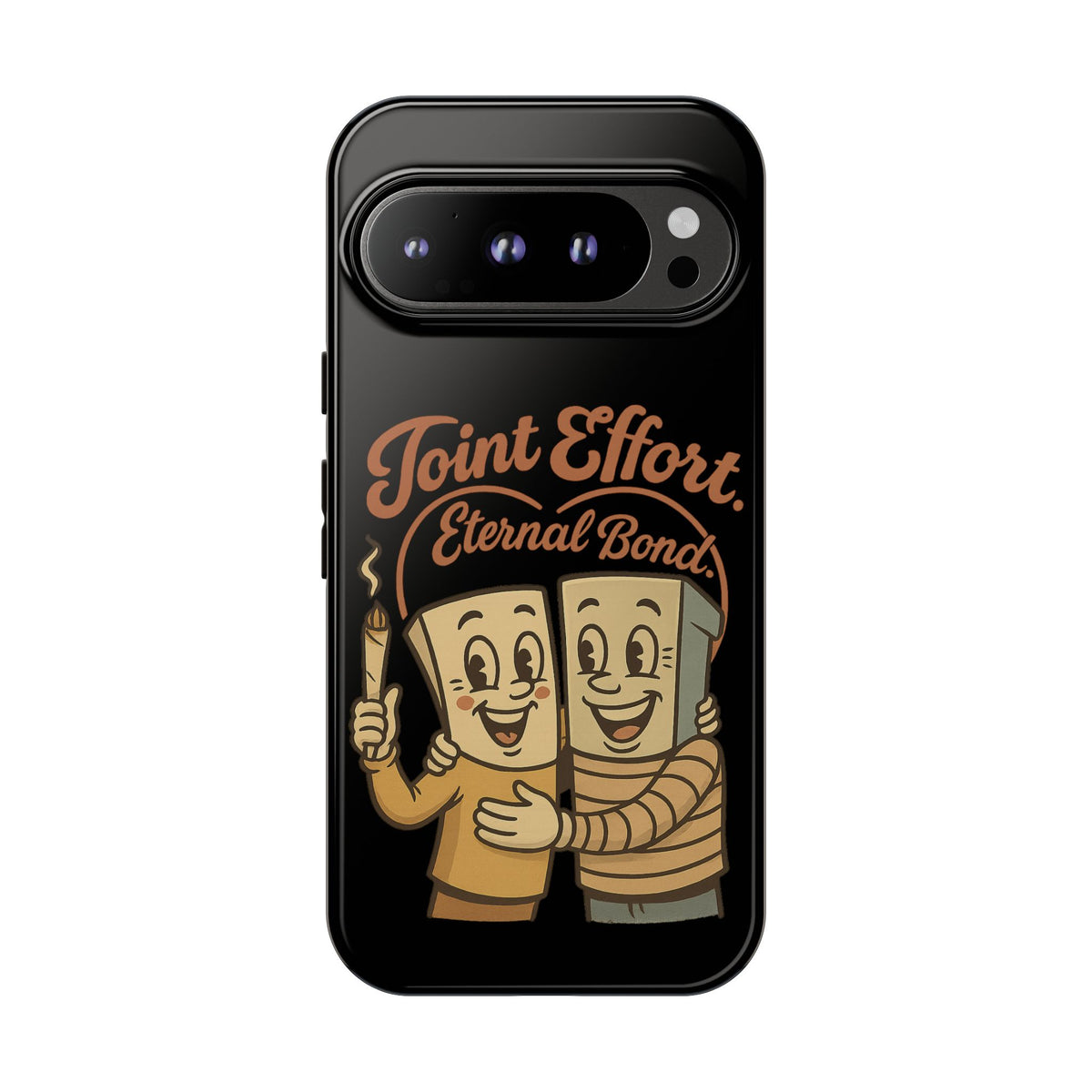Phone Case — "Joint Effort Eternal Bond" Retro Cannabis Matchstick Design