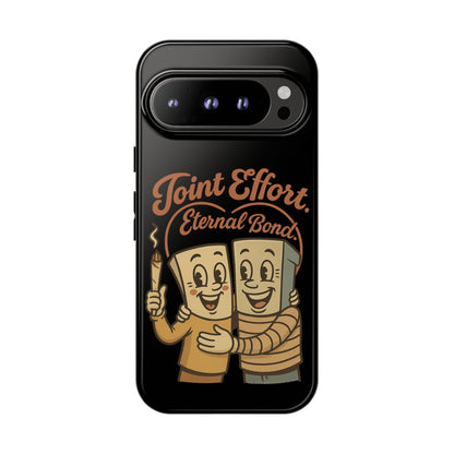 Phone Case — "Joint Effort Eternal Bond" Retro Cannabis Matchstick Design