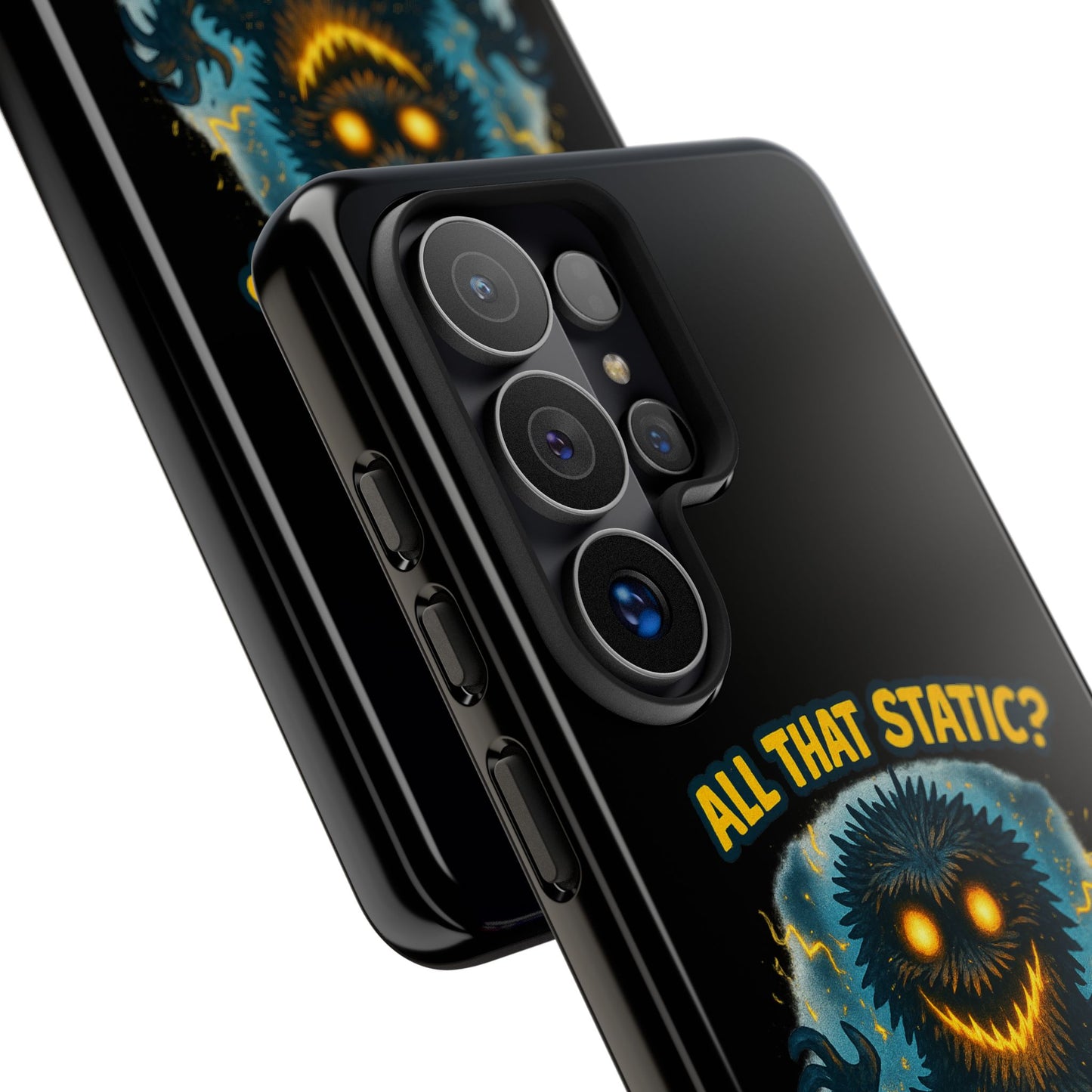 Phone Case — 'All That Static? That's Me Charging Up' Cute Monster Protective Case