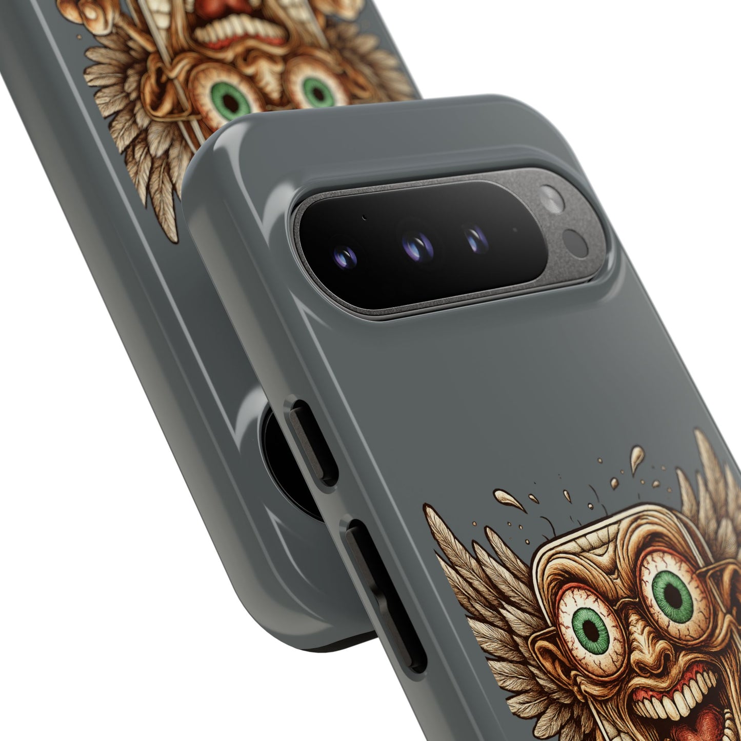 Phone Case — Funny Vintage Winged Toaster Design (“Your Opinion Has Less Absorbency”)