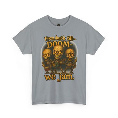 From Dusk Till Doom we jam Tee | Skull Band Graphic T-Shirt