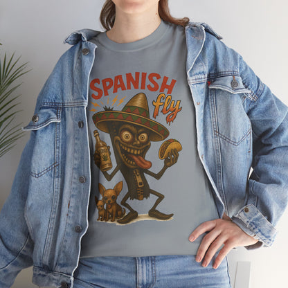 Spanish Fly – Tequila, Tacos & Trouble Tee