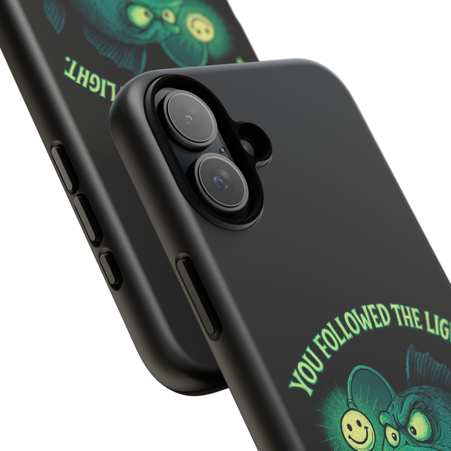Anglerfish Phone Case – “You Followed The Light, That’s On You” Glow Horror Protective Case