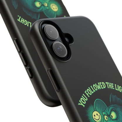Anglerfish Phone Case – “You Followed The Light, That’s On You” Glow Horror Protective Case