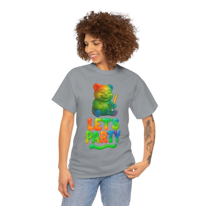 Let’s Party – Rainbow Gummy Bear Tee