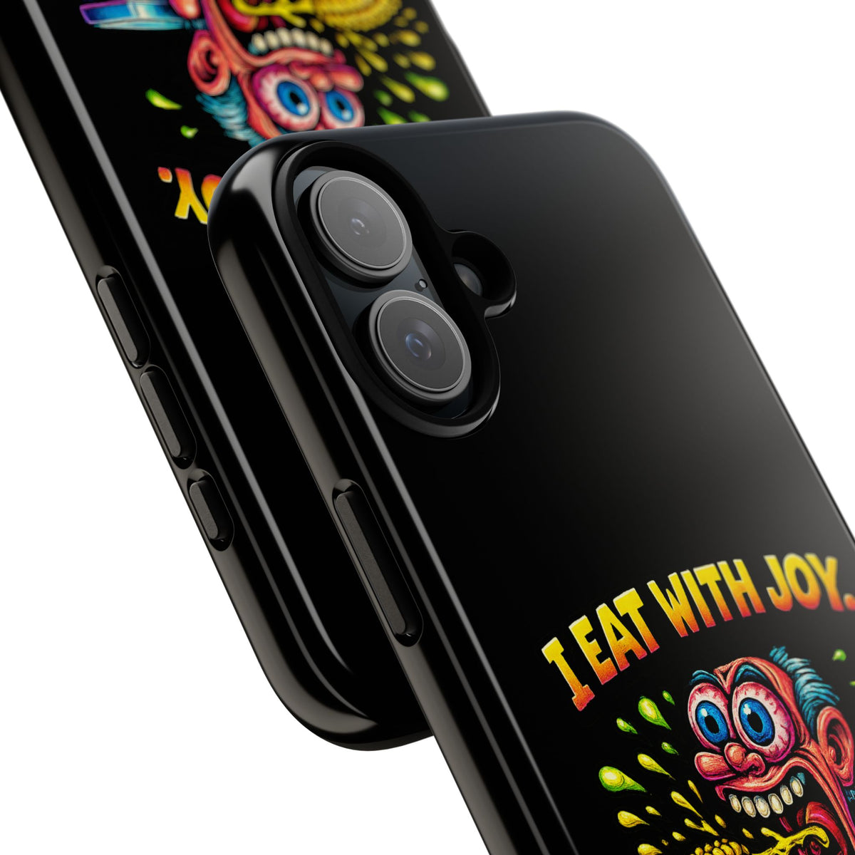 Phone Case — "I Eat With Joy, I Regret With Fury" Graphic