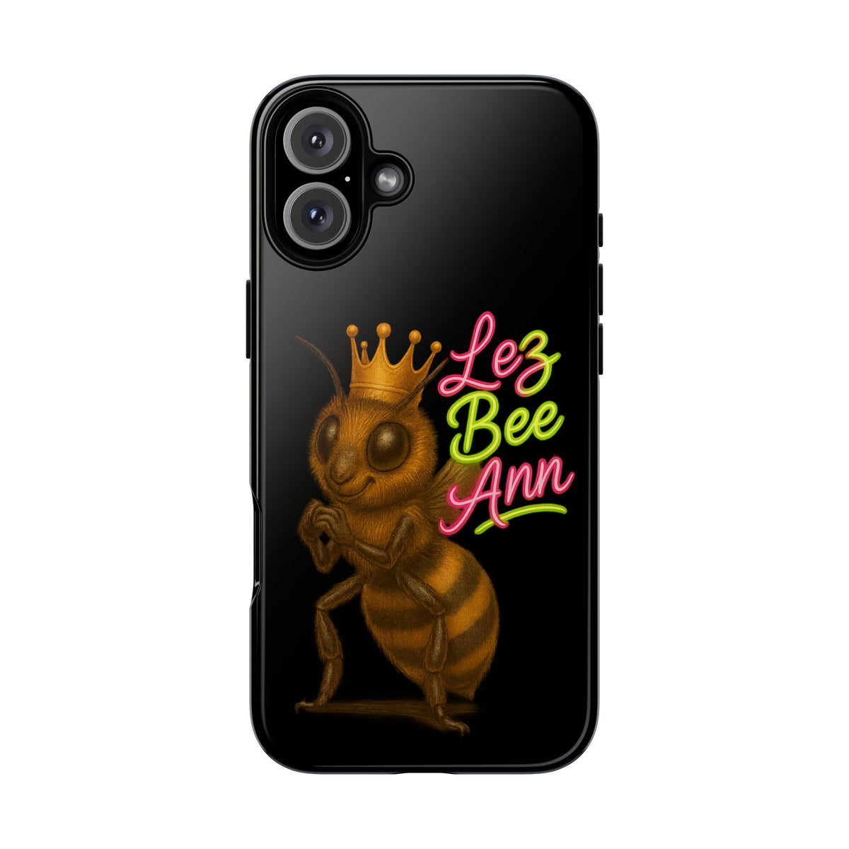 Phone Case — 'Lez Bee Ann' Queen Bee Tough Protective Cover