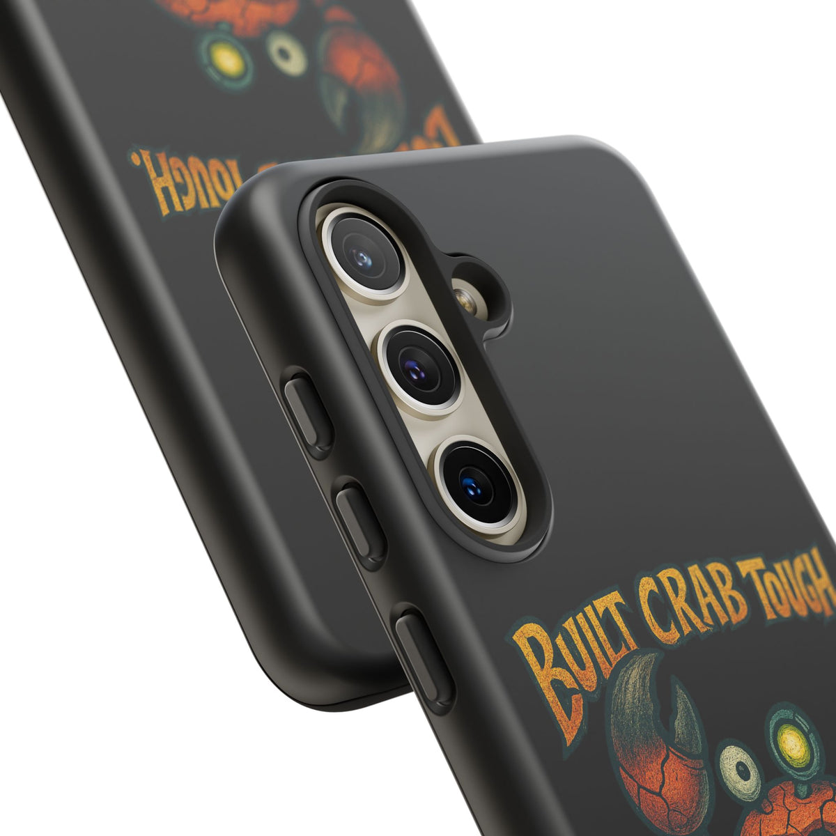 Phone Case - "Built Crab Tough" Funny Crab Graphic Protective Case
