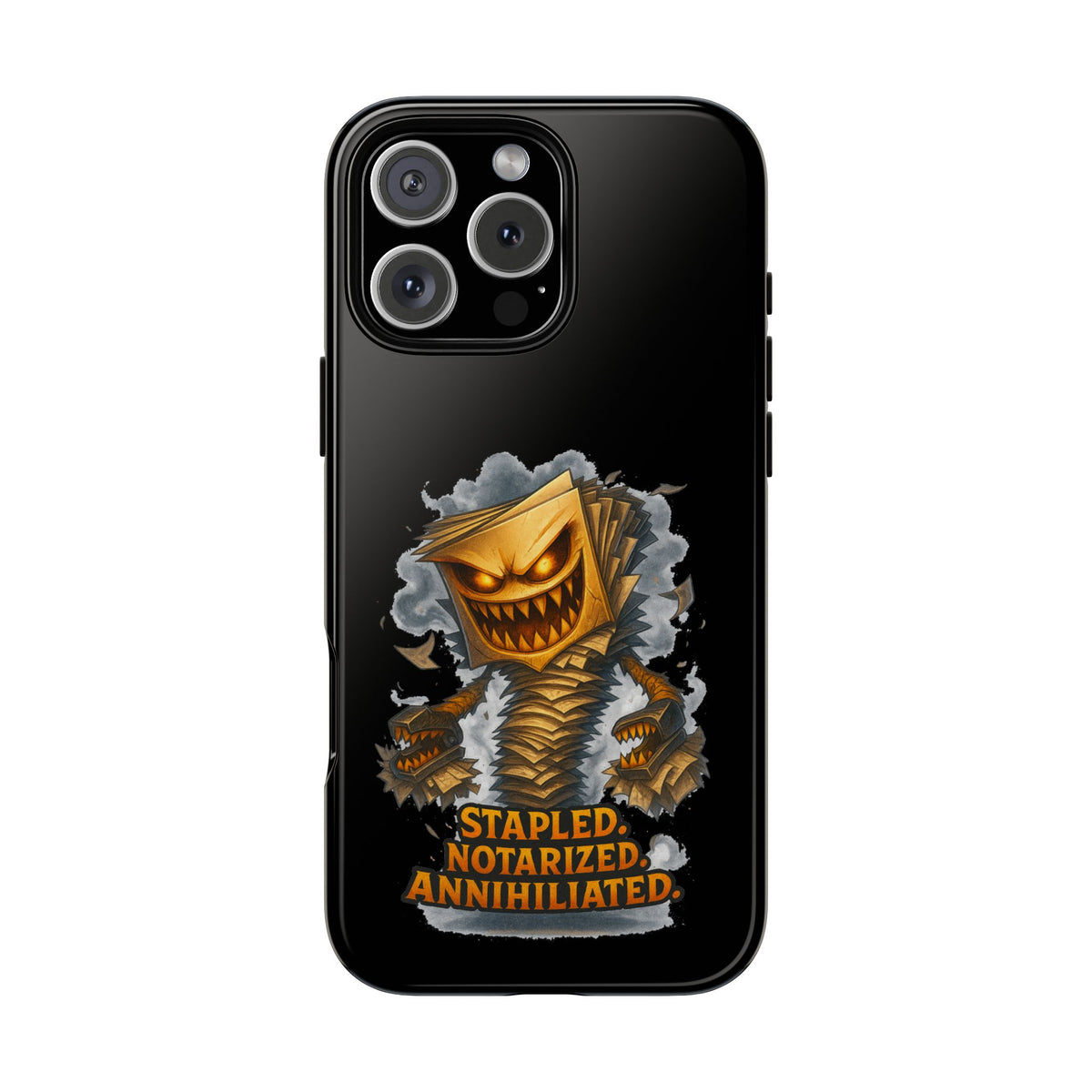 Phone Case — Stapled, Notarized, Annihilated Lightning-Fast Protective Case