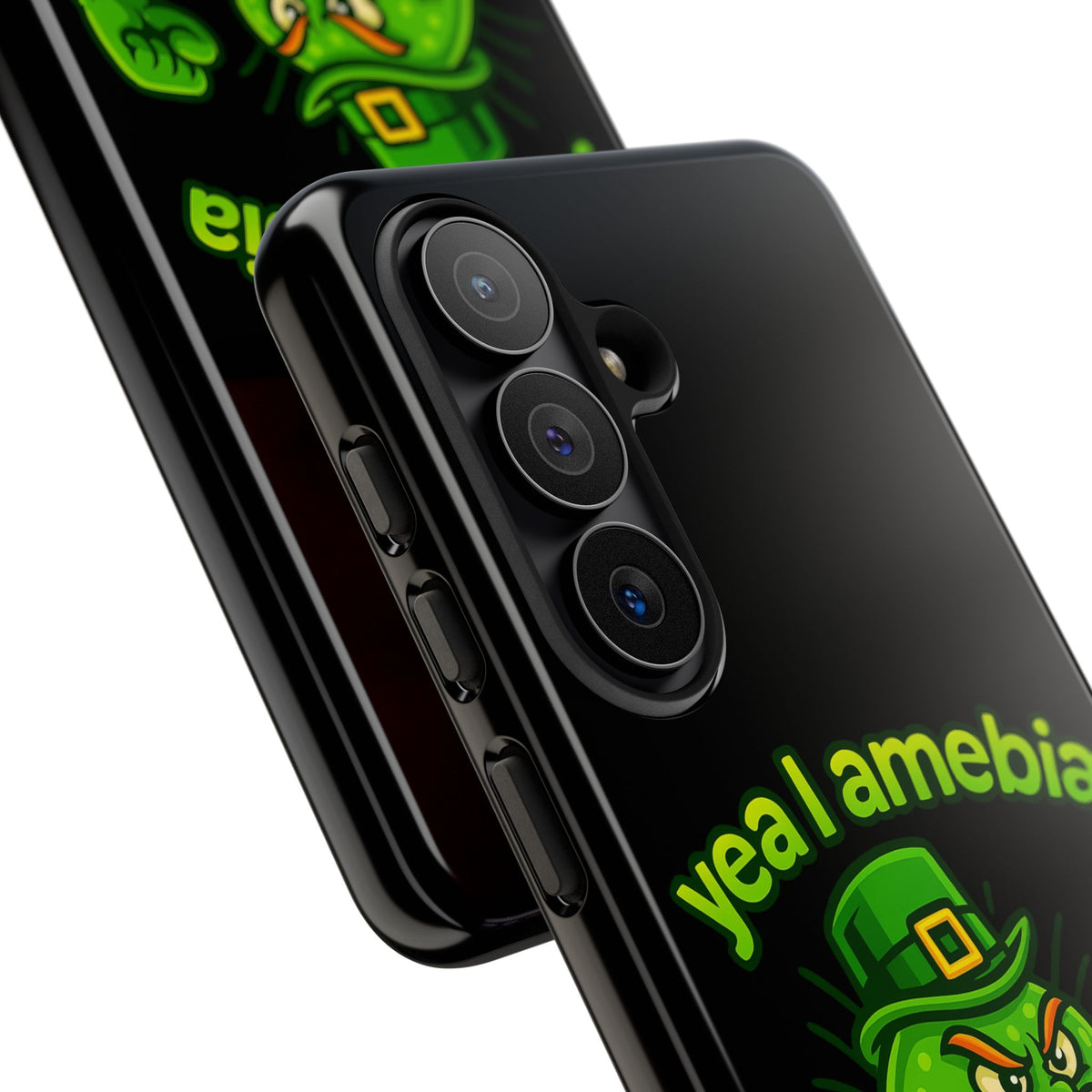 Phone Case – “Yea I Amebia, Amebia Your Face” St. Patrick’s Day Funny Amoeba Design