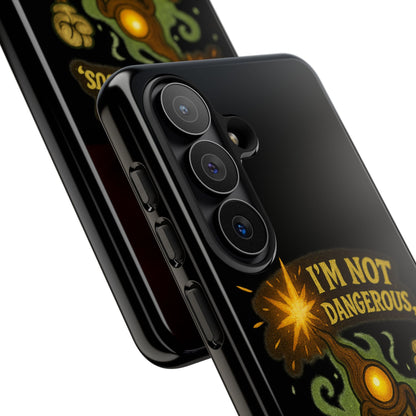 Phone Case — “I’m Not Dangerous, I’m Expressive” Monster Protective Case