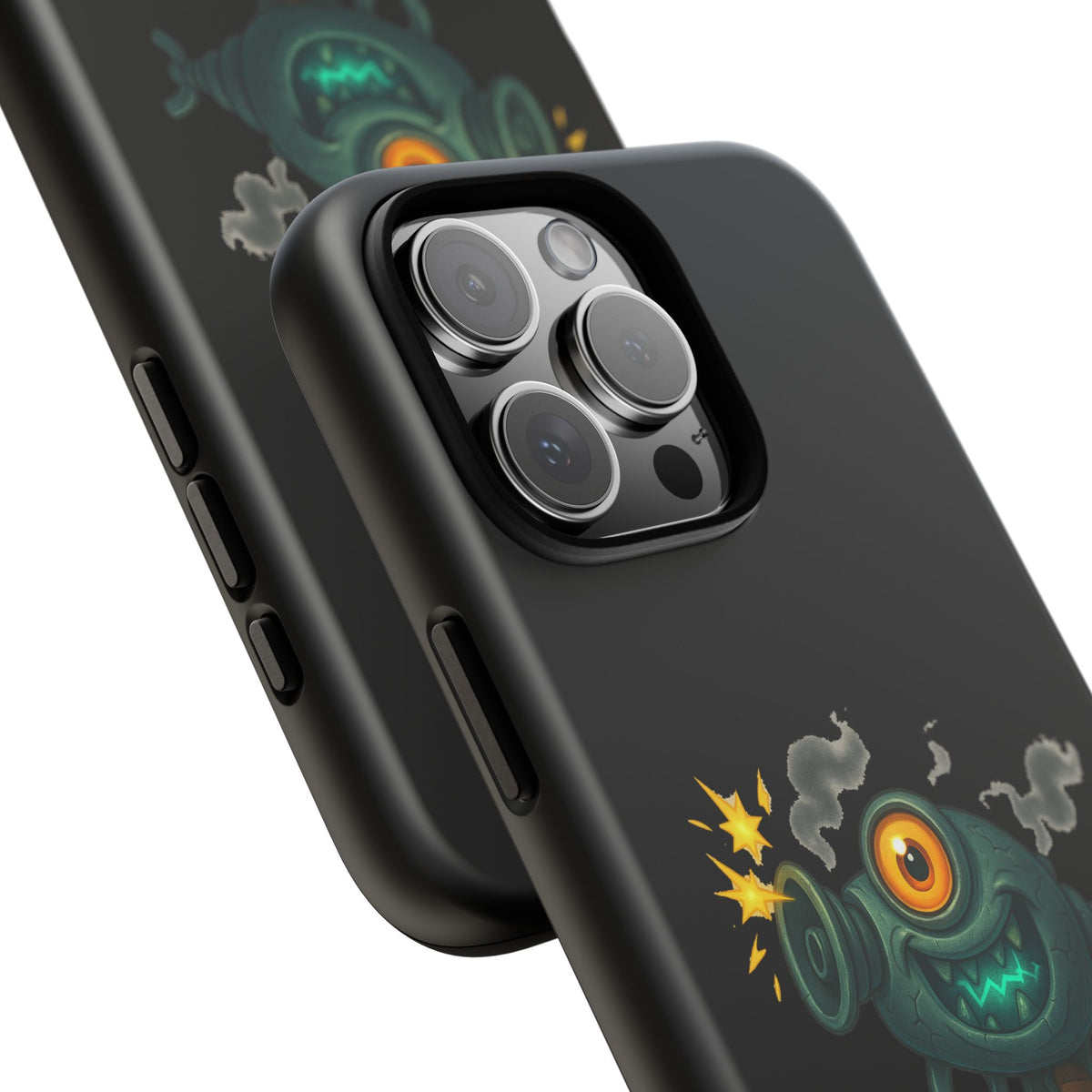 Phone Case — Cute Zombie Blaster Design with "I See You... And Now You're Toast"
