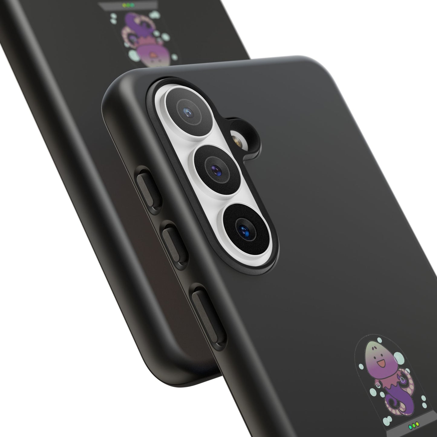 Phone Case — 'Got Protection?' Cute Purple Alien Anti-Shock Protective Cover