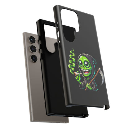 Grinning Green Reaper Phone Case