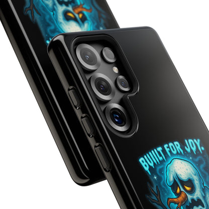 Phone Case — 'Built for Joy, Melting in Sorrow' Blue Melting Snowman Protective Case