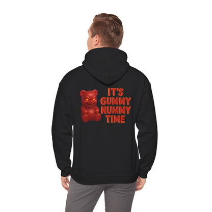 Hoodie - "It's Gummy Nummy Time" Gummy Bear Graphic Pullover
