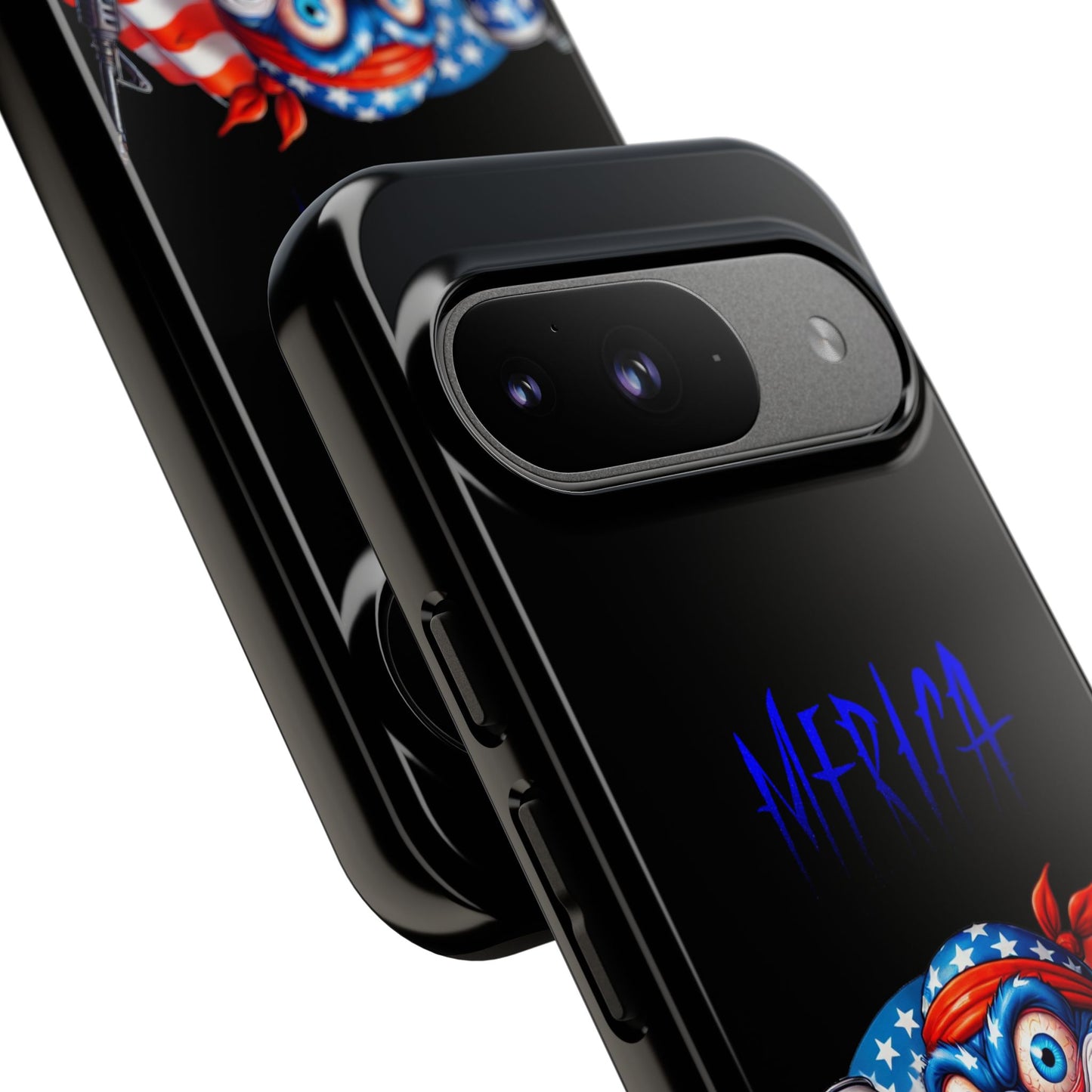 Phone Case — Patriotic 'Merica Clown with Flag, Beer & Rifle