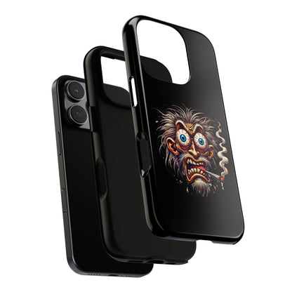 Phone Case — Wild Cartoon Monster Smoking Design