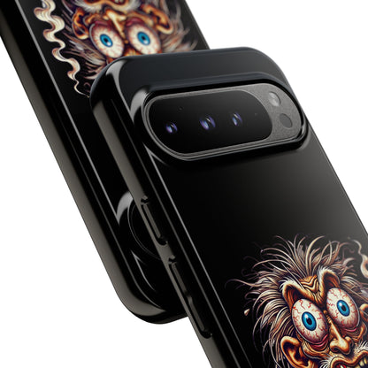 Phone Case — Wild Cartoon Monster Smoking Design
