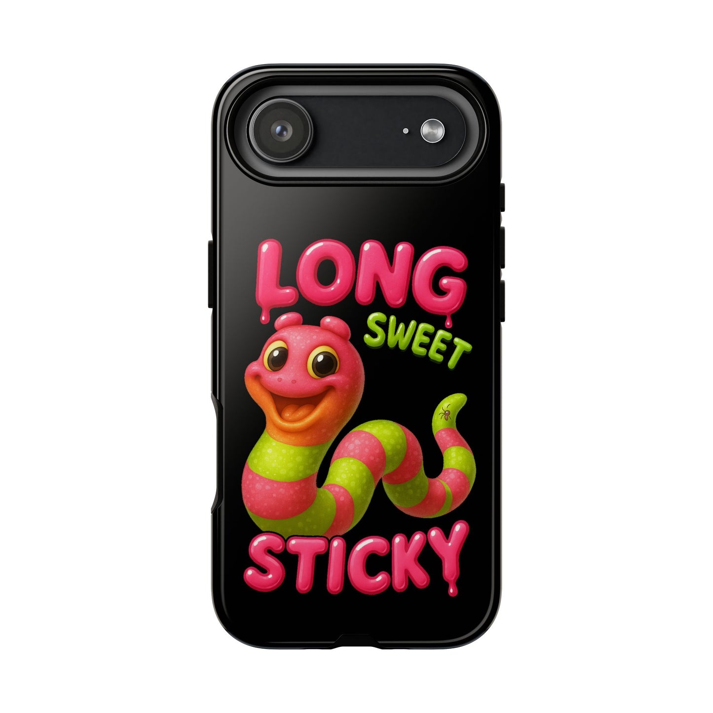 Phone Case — "Long Sweet Sticky" Cute Candy Snake Protective Case