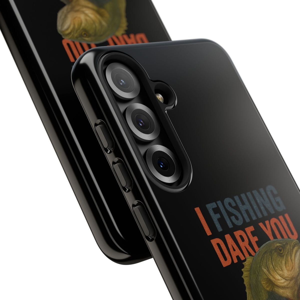 Fishing Dare You Phone Case — Funny Bass Angler Protective Cover
