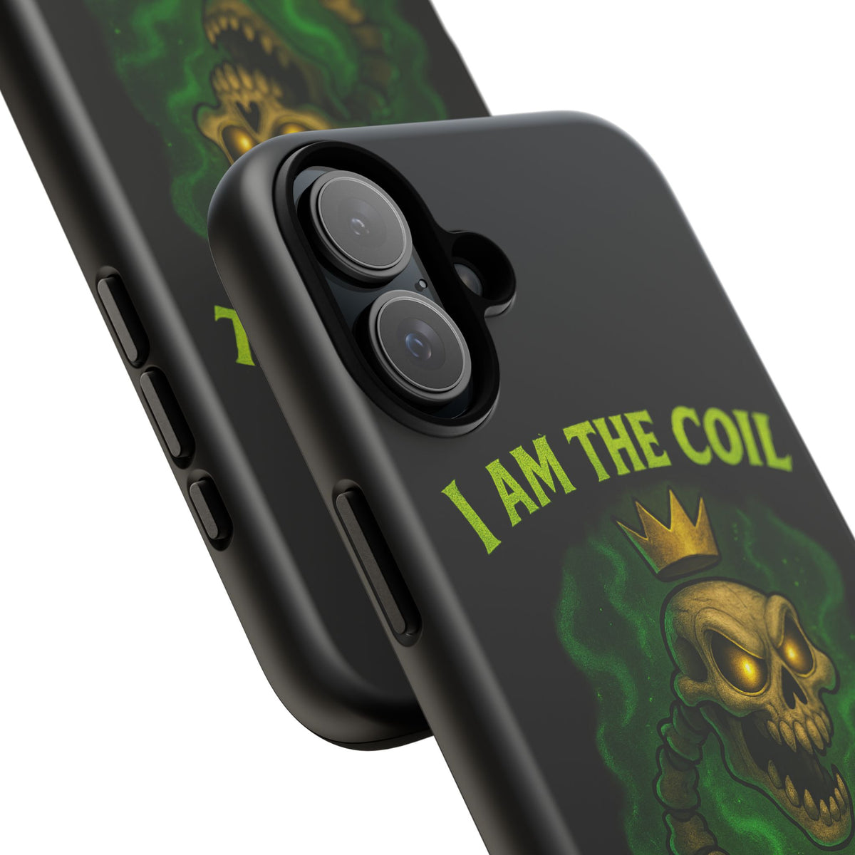 Tough Cases — “I Am The Coil In Your Nightmares” Skull Snake Shockproof Phone Case