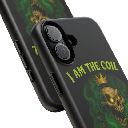 Tough Cases — “I Am The Coil In Your Nightmares” Skull Snake Shockproof Phone Case