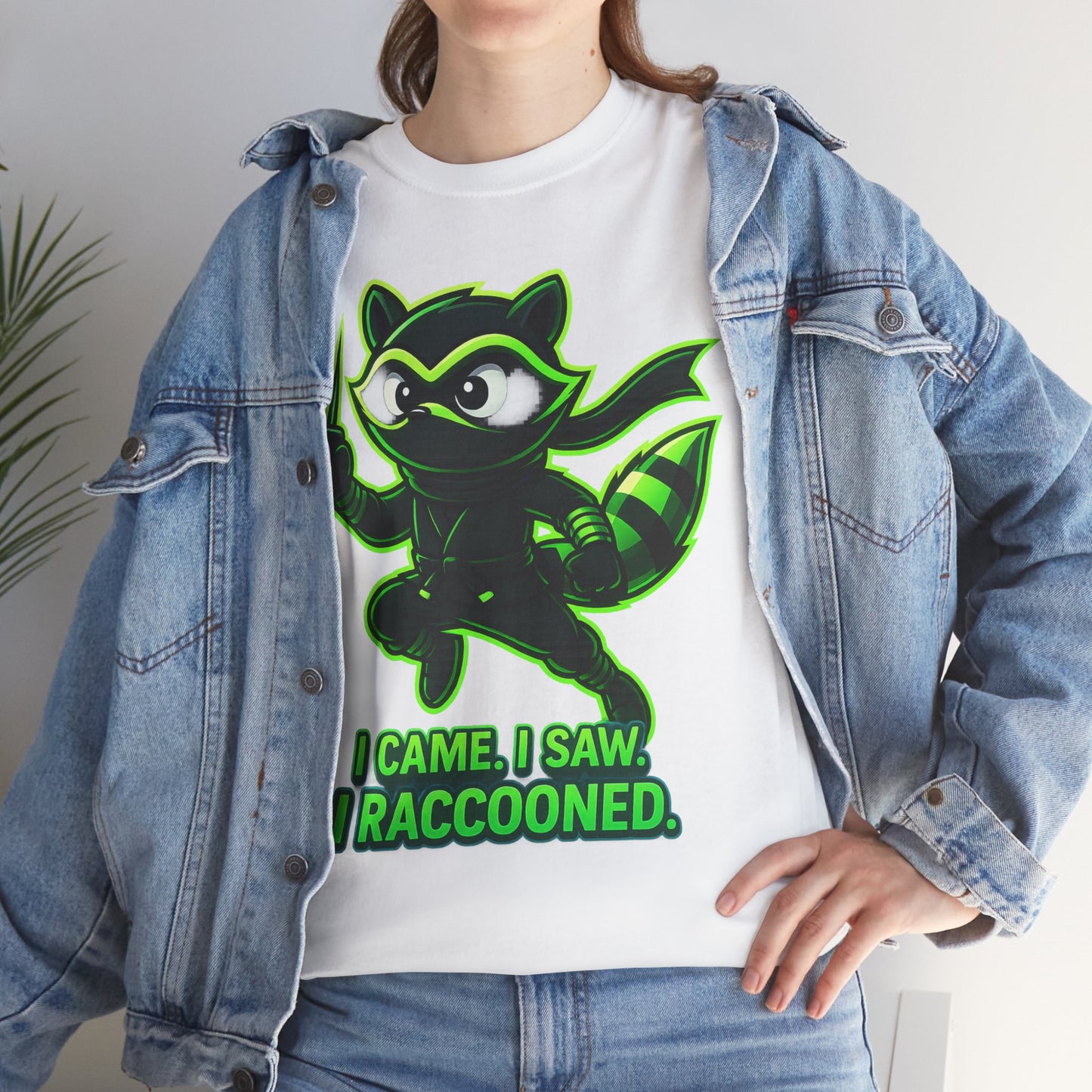 I Came. I Saw. I Raccooned. – Ninja Raccoon T-Shirt