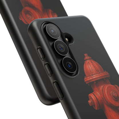 Red Fire Hydrant Phone Case — Tough Protective iPhone Cover
