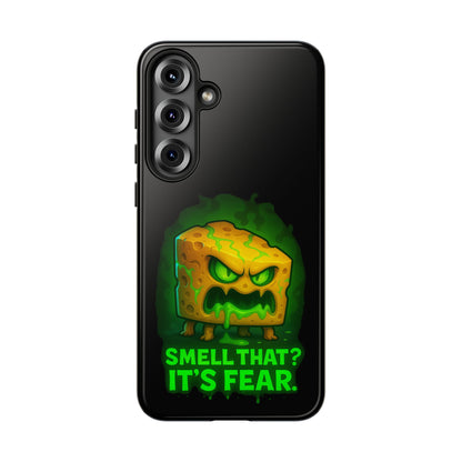 Phone Case — 'Smell That? It's Fear.' Spooky Cheese Monster Protective Case