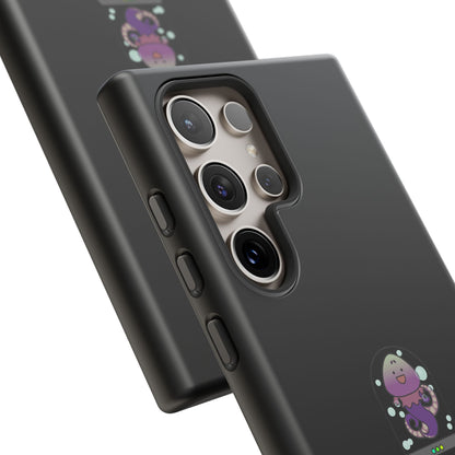 Phone Case — 'Got Protection?' Cute Purple Alien Anti-Shock Protective Cover