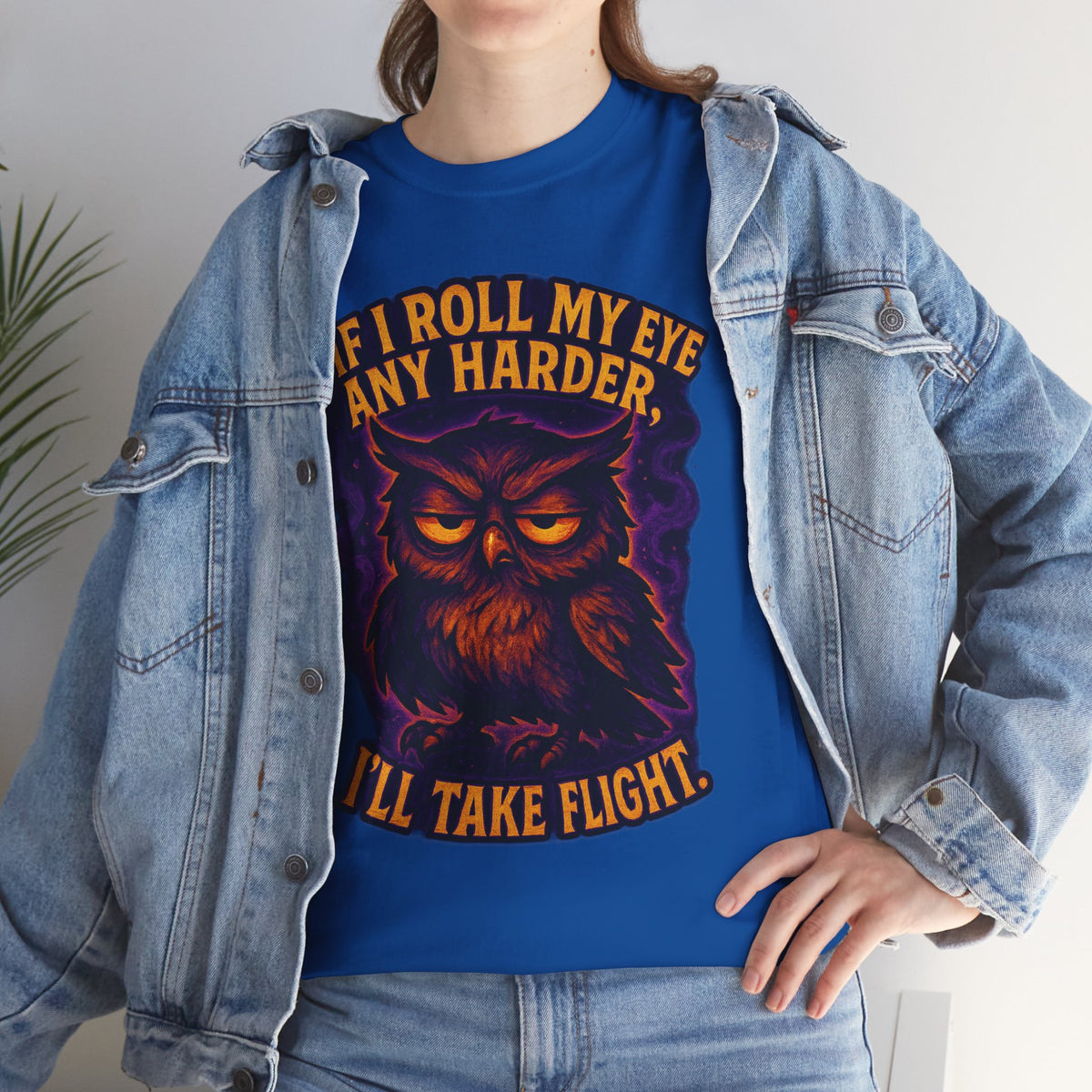 Rolling Eye Owl Tee | If I Roll My Eye Any Harder I'll Take Flight