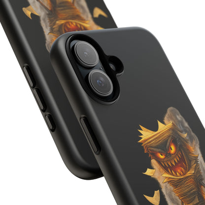 Phone Case — Halloween Mummy Creature “Stapled Your Soul to Page 666” Horror Design