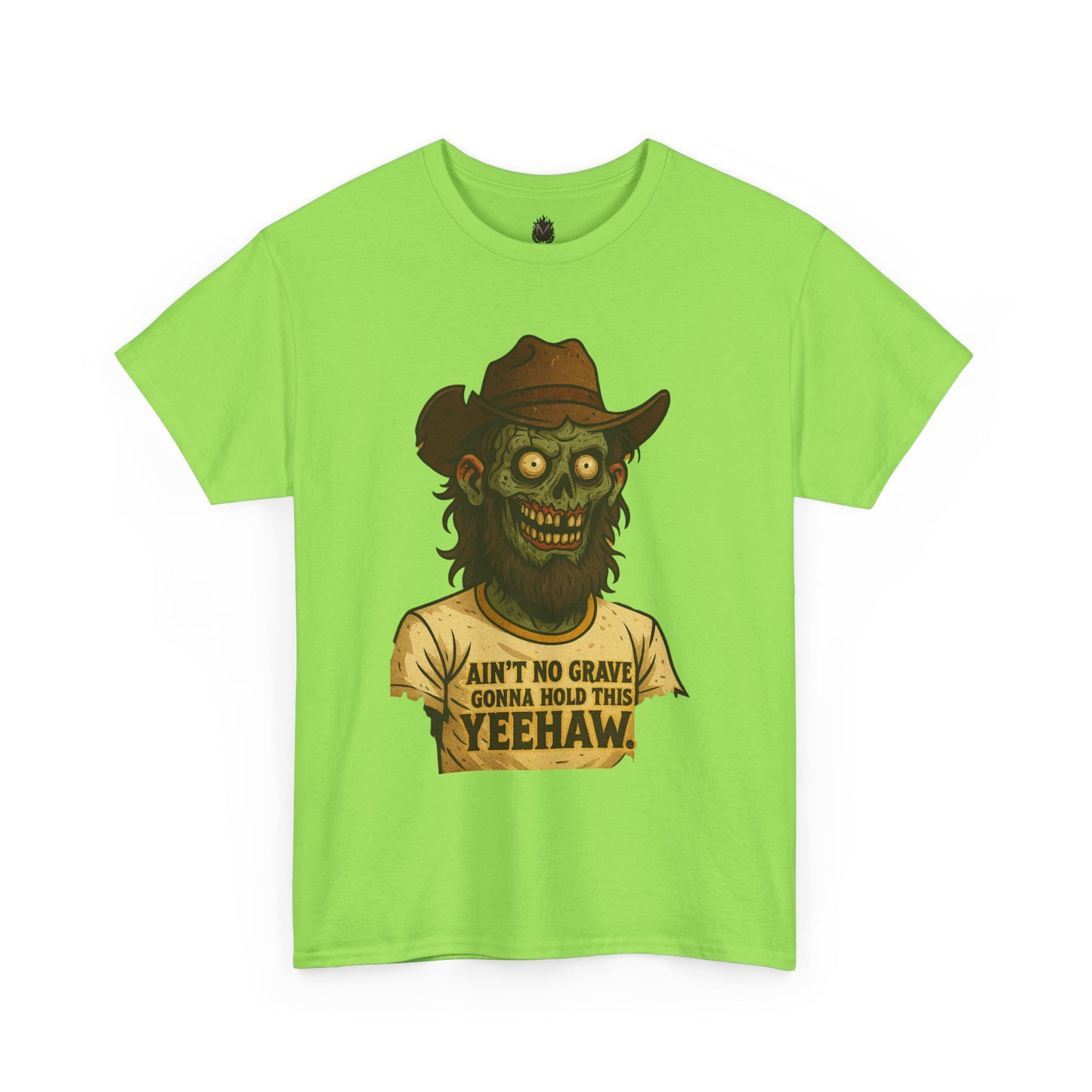 Zombie Cowboy Tee | "Ain't No Grave Gonna Hold This Yeehaw"