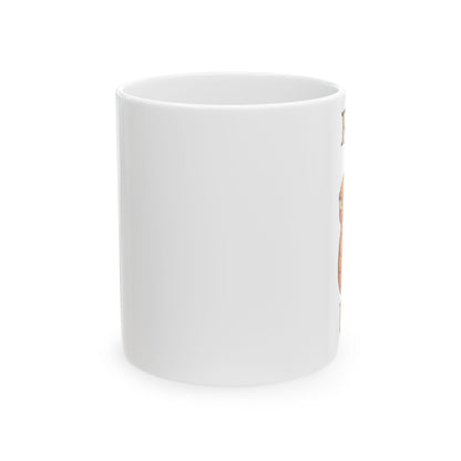 Cute Fox Ceramic Mug – 'Rage Bait' Inspirational Coffee Cup (11oz, 15oz)