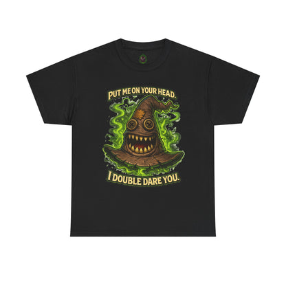 Cursed Sorting Hat T-Shirt | Put Me On Your Head, I Double Dare You