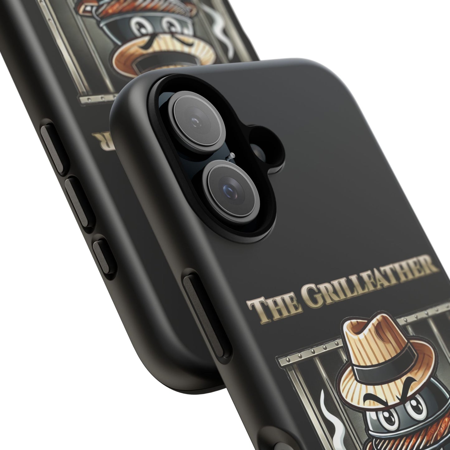 Grillfather Personalized Phone Case — Funny BBQ Smoker Design
