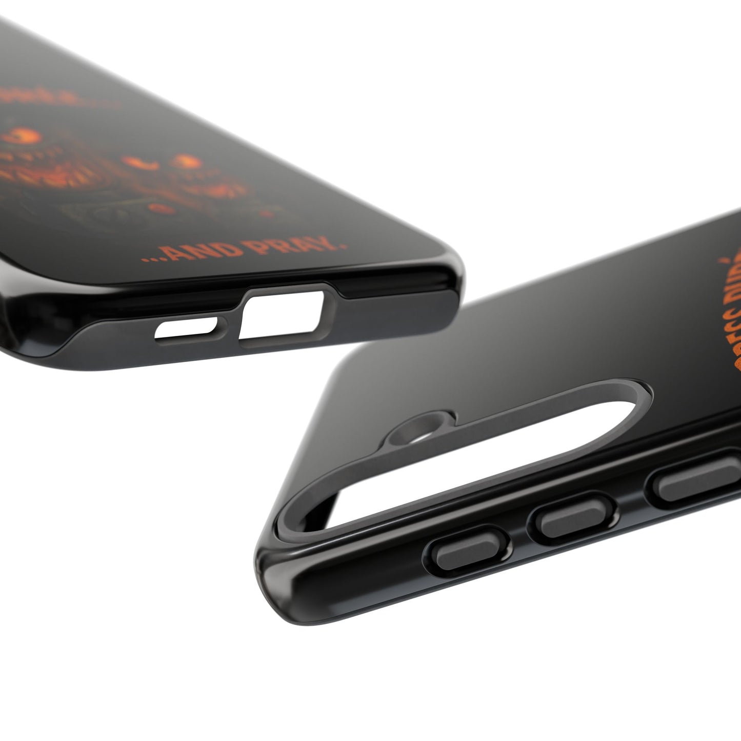 Phone Case - 'Press Purée...and Pray' Halloween Horror Protective Cover