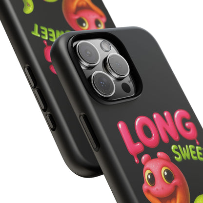 Phone Case — "Long Sweet Sticky" Cute Candy Snake Protective Case